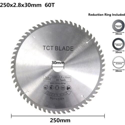 185/210/250mm Circular Saw Blade 80T 60T Marble Carbide Saw Discs Dremel Wood Cutter Renovator Flat Cutting Disc Parkside Tools