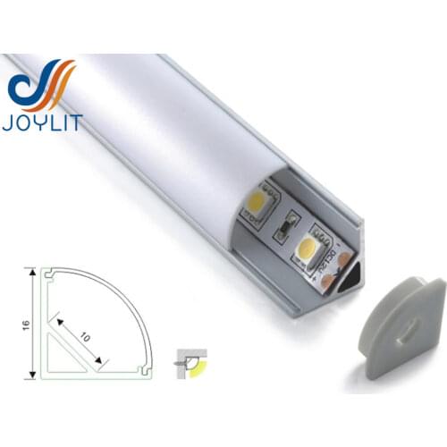 50 Sets/lot 1M 100CM V Shape Led Strip Aluminium Profile And 60 Degree Channel Profile For Kitchen Led Or Cabinet Lights