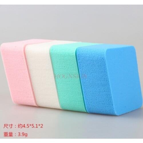 4 Pcs Super Thick Wet And Dry Diamond Sponge Puff Makeup Remover Puff Sponge Thick Sale