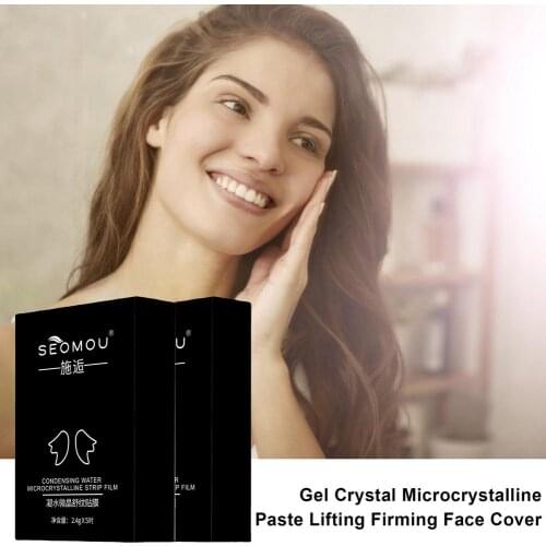 5pcs Gel Crystal Microcrystalline Paste Lifting Firming Face Cover Facial Line Remover Wrinkle Double Chin Reduce Skin Care Tool