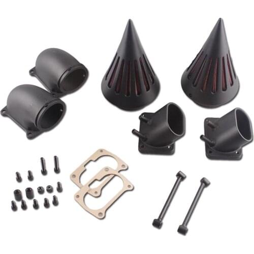 Aluminum Motorcycle Cone Spike Air Cleaner Filter Intake Kits Assembly Set For Suzuki M109R Boulevard Billet
