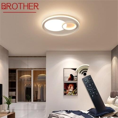 BROTHER Ceiling Light Fixtures with Remote Control Dimmable 220V 110V Modern Decorative For Home Living Room Dining Room Bedroom