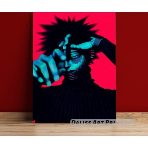 Canvas Anime My Hero Academia Dabi Pictures Home Decoration Paintings Poster HD Prints Wall Art Modular Living Room Framed