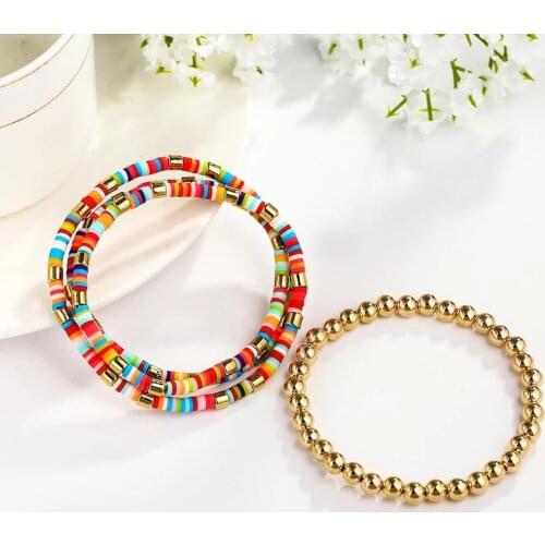 Ldealway Golden Bracelets