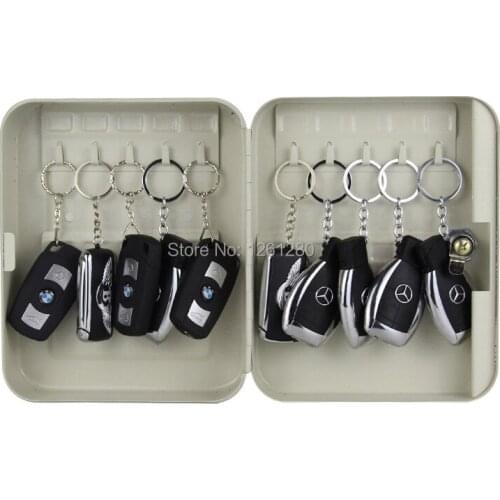 Metal Key Toolbox Tool Case Storage Bins Management Box Cabinet With 20key Card Office Hotel Facility Property