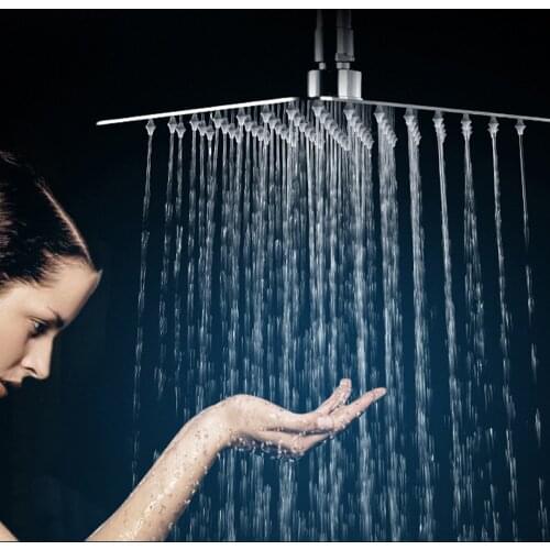 EVERSO 4"6"8"10"12" Bathroom Rain Shower Head High Pressure Shower Head Handheld Shower Head Set Chuveiro Do Banheiro