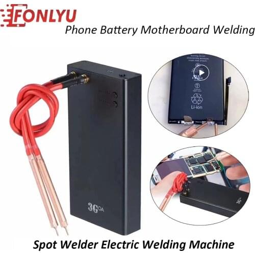 Newest Mini Handheld Portable Spot Welding Machine With Welding pen For iPhone 12 11 Interface Welding Repair Soldering Tool Set