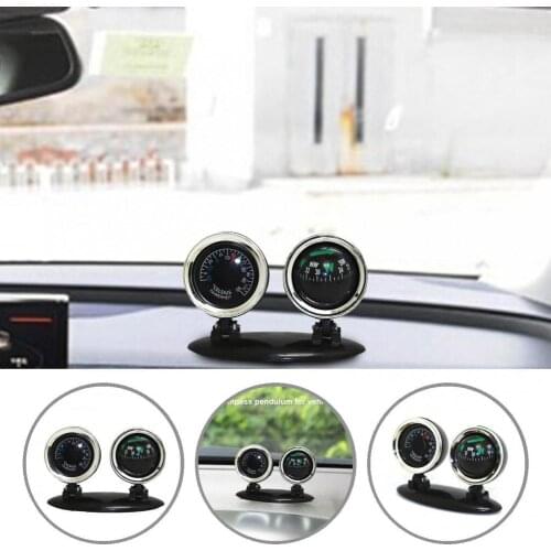 Practical Good Dashboard Guide Ball Navigation Tools Plastic Automotive Compass Compact for Daily Use