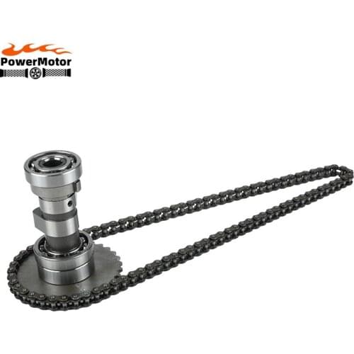 Motorcycle Camshaft timing Sprocket Chain kit for Lifan 125 125cc Horizontal Engines Dirt Pit Bike Monkey Atv Quad Go Kart