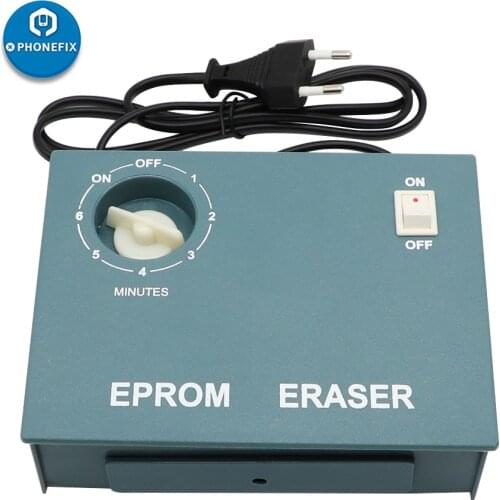 UV Eprom Eraser Erase Ultraviolet Light Erasable Timer Ultraviolet EPROM Eraser EPROM Data Erase Tool Erase 6 Chips