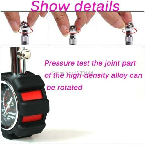 Universal Mechanical Pointer Vehicle Auto Automobile Car Motorcycle Bicycle Bike Tire Guage Pressure Measurementing Instrument