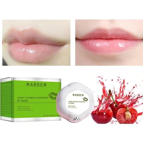 Lip Plumper Night Sleep Maintenance Moisturizing Lip Balm Flavor Nourish Relieve Dryness Reduce Fine Lines Protect Lip Care Mask