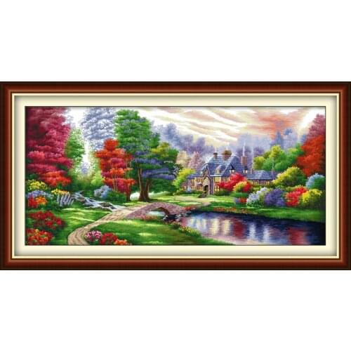 Everlasting Love Christmas The Ambilight Ecological Cotton Cross Stitch 11CT And 14CT Printed New Store New Year Sales Promotion