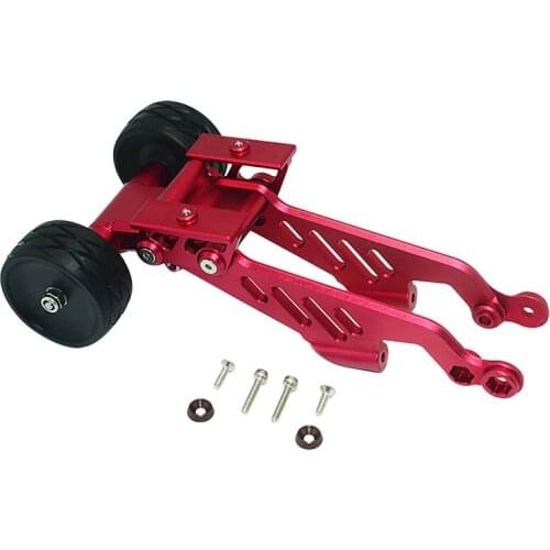 Rear Wheelie with Wing Mount for ARRMA RC Car Upgrade Parts,Red