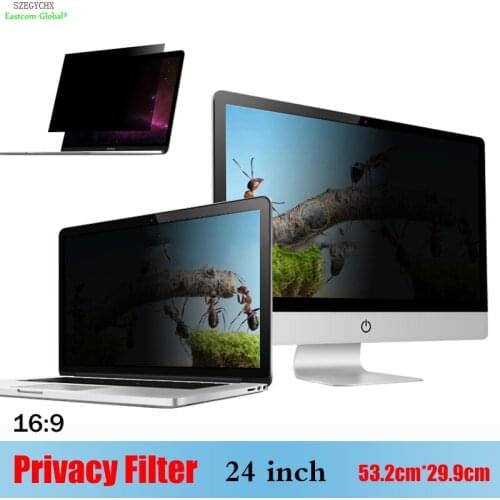 24 inch Privacy Filter Anti-glare screen protective film ,SZEGYCHX For Notebook 16:9 Laptop 53.2cm*29.9cm