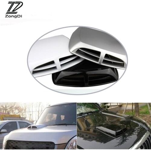 ZD For Alfa Romeo 159 BMW E46 E39 E36 E90 E53 Audi A3 A6 C5 A4 B6 B8 Car Front Fender Engine Hood Air Vent Trim Cover Sticker