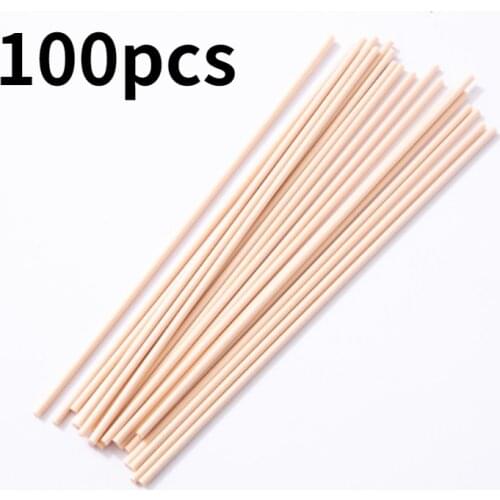 100pcs Premium Rattan Reed Diffuser For Sticks Decor Replacement Home Sticks Refill For Wedding Aromatic Fragrance Rattan