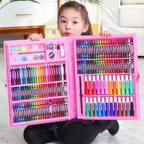 208 Colors/1PC Cute Color Pen Oil Stick Creative Color Graffiti Pen Child Painting Supplies Student Stationery Girls Gift Set