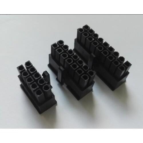 5557 4.2mm 2P 4P 6P 8P 10P 12P 14P 16P 18P 20P 24P black male plug plastic shell for computer power connectors Housing