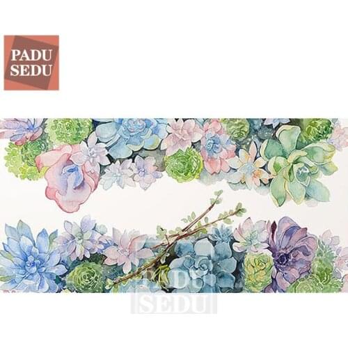 5d Diy Diamond Painting Cross Stitch Mosaic Diamond Embroidery Succulents Full Square Drill Home Decoration Gifts For Girls Room