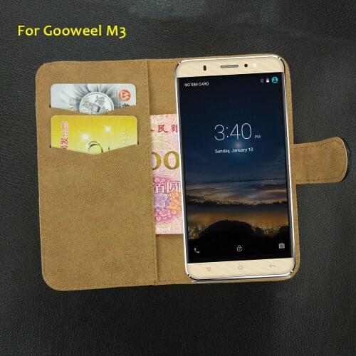 6 Colors Super!! Gooweel M3 Case Flip Customize Leather Exclusive Protective 100% Special Phone Cover+Tracking