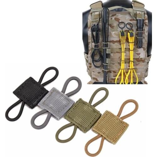 AR 15 Tactical vest accessories molle system sling adapter buckle PTT fixed strap for hunting camping airsoft