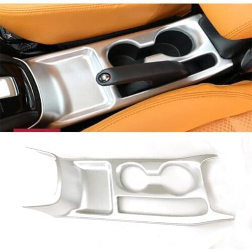 Car Accessories ABS Chromed Water Cup Frame Cover Trim Molding for Nissan Kicks 2017 Auto Styling