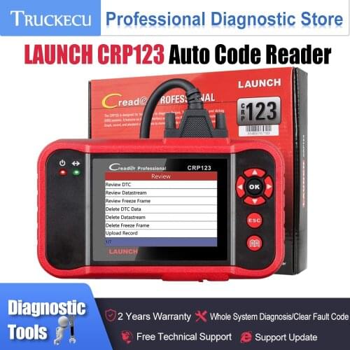LAUNCH X431 CRP123 obd2 scanner auto code reader Engine/ABS/SRS/Transmission Diagnostic Tool for cars free update pk CRP123E