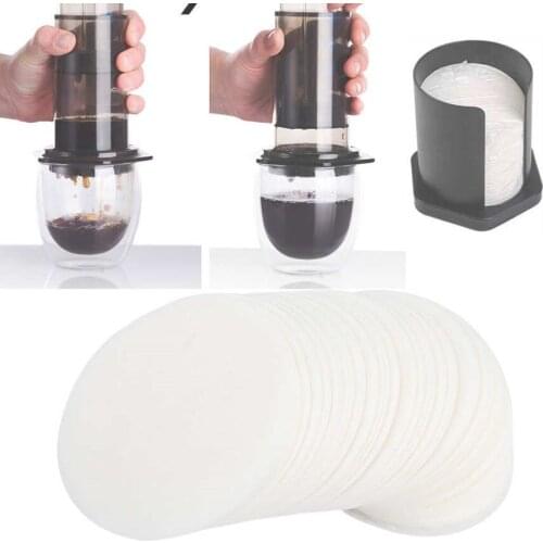 350 Pcs Coffee Filter Dripper Coffee Filters Round Coffee Filter Paper Coffee Maker Filters Strainers for Aeropress Coffee Maker