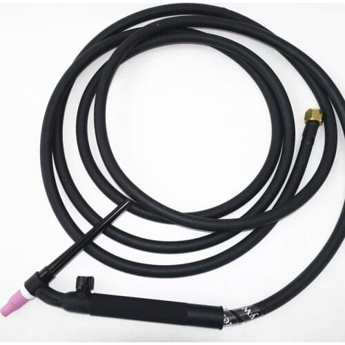 WP9 TIG Torch Cable Hose 3.7m M16 10-25 35-50 Air Cooled for WP9FV Gas Valve Flexible Argon Tungsten Electrodes Welding Machine