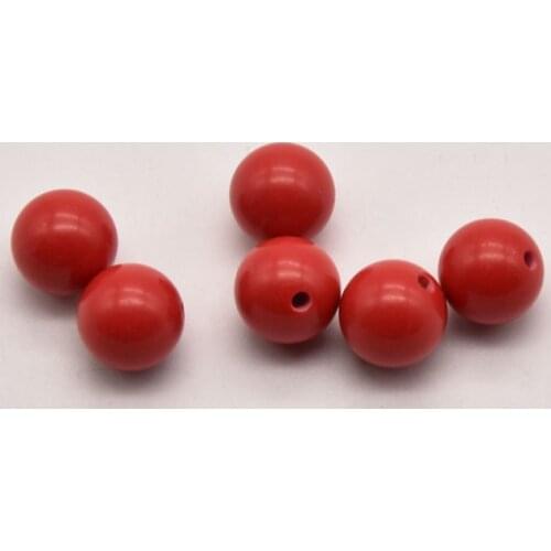 100Pcs/Lot 10mm Natural Red Cinnabar Round Beads Loose Beads Wholesale Beads For Jewelry Making Accessories Wholesale JA0427