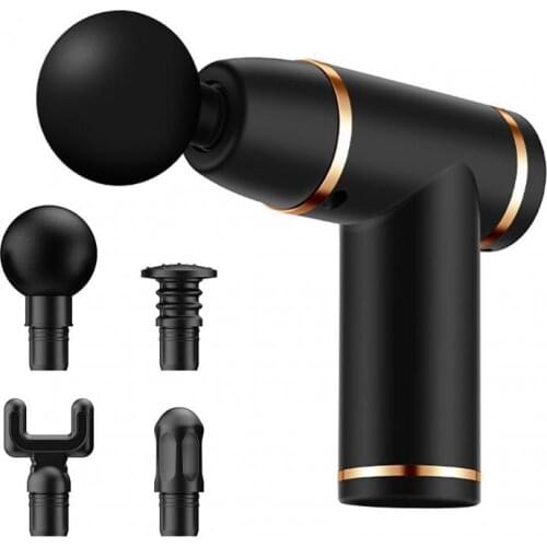 Mini Massage Guns Electric Portable Fascia Gun 6 Gears Household Muscle Relaxation Gym Home Fitness Massager Massage Apparatus