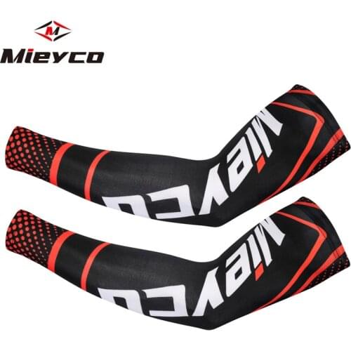 Fashion Sports Arm Sleeve Compression Cycling sleeves Arms Summer UV Protection Bike cuffs Running Volleyball Bicycle Arm Cover