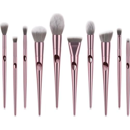 New Style 10 a Wet And Wild Series Makeup Brush Hand Thumb Handle Brush Set Professional Beauty Tools Multi-Function Brush dfdf