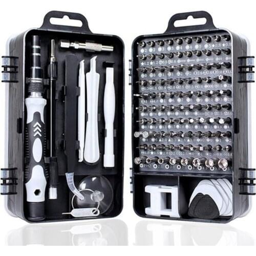 112 /115 in 1 Screwdriver Set of Screw Driver Bit Set Multi-function Precision Mobile Phone Repair Device Hand Tools Torx Hex