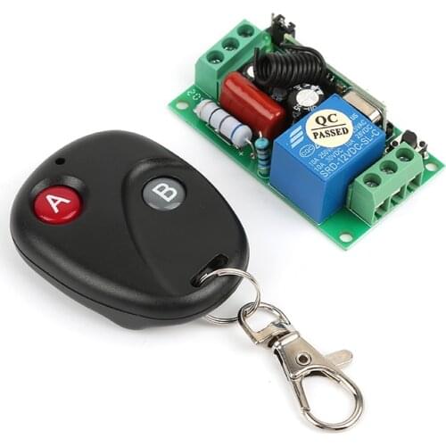 433MHz AC 110V 220V Lamp Smart Home Wireless RF Remote Control Switch Receiver ON/OFF Transmitter For Led Light Bulb DIY Control