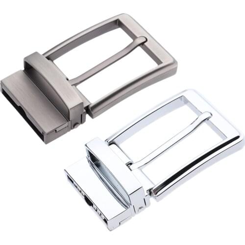 2pcs пряжка для ремня Reversible Single Prong Rectangle Belt Buckle Alloy Replacement Casual Formal