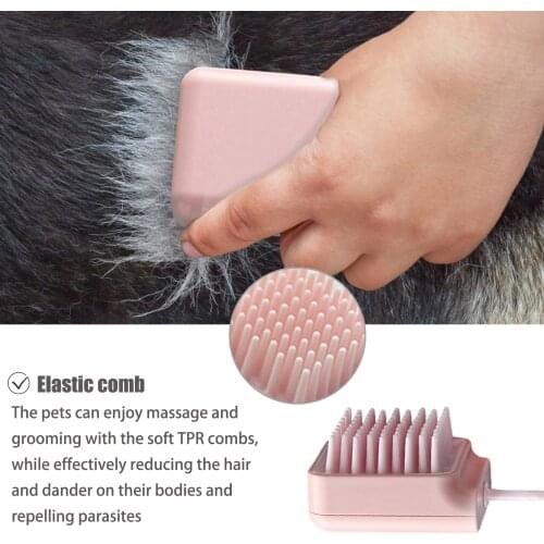 Dog Brush Massage Soft Hair Brushes Pet Bath Convenient Effective Massage Comb Supplies Cat Grooming BathToy Dog Cleaning Tool