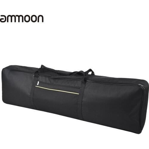 Ammoon 88-Key Keyboard Carry Bag Electric Piano Padded Case Gig Bag Zippered Closure with Top Handle Random Color Delivery
