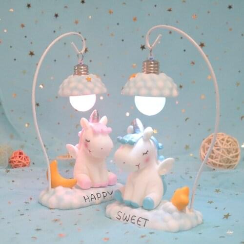 Unicorn Lamp Night Light Pegasus Table Lamp Girl Decoration Desk Lamp Birthday Gift kids Girlfriend Gift Unicorn Lamp