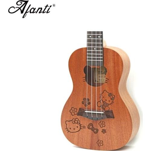 Afanti Music 21 inch spele top Ukulele
