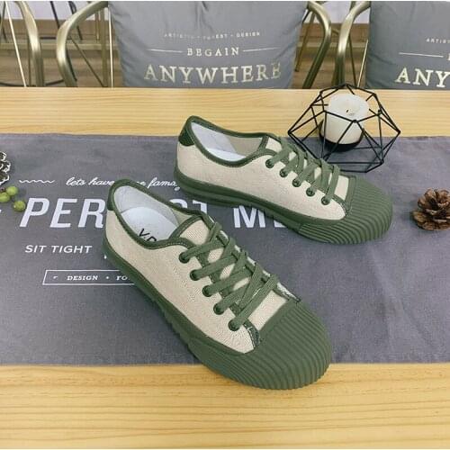 Spring New Womens Shoes Fashion Shallow Flat Casual Sneakers Classic High Quality Comfortable Breathable Canvas Shoes U16-76