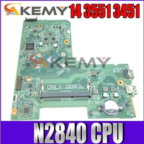 100% new for dell inspiron 14 3551 3451 motherboard with celeron N2840 CPU 0H9V44 CN-0H9V44 H9V44 14214-1 mainboard working good