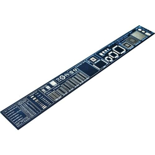 30cm Multifunctional PCB Ruler EDA Measuring Tool Chip IC Electronic Engineers PCB Protractor For Geeks Makers Reference Ruler