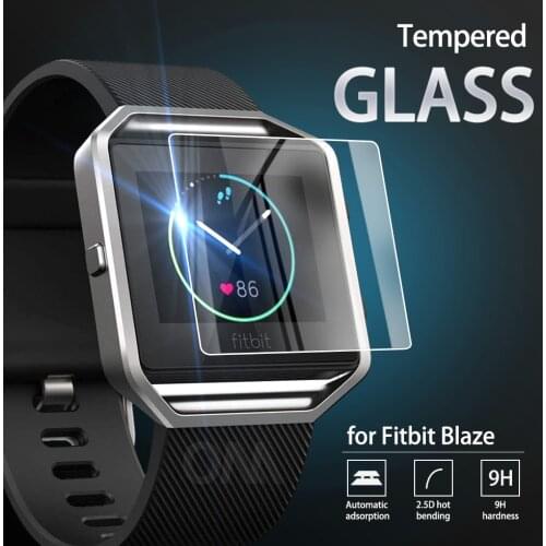 5Pcs 9H Premium Tempered Glass For Fitbit Blaze Smartwatch Screen Protector Film Accessories for Fitbit Blaze Watch