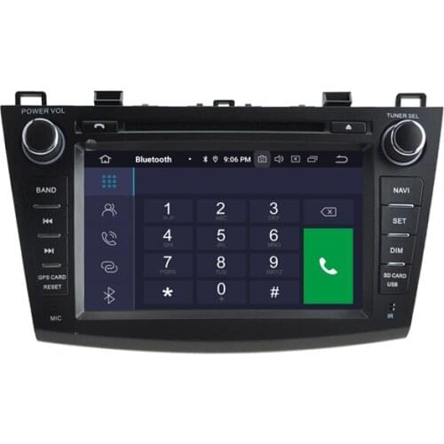 8" Android 10.0 OS Car DVD Multimedia Navigation GPS Radio System Player for Mazda 3 2010-2013 with 3-Zone Function Support