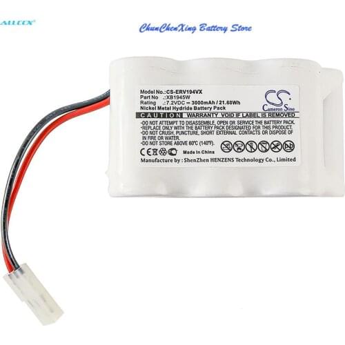 Cameron Sino 3000mAh Battery XB1945W for Euro Pro V1945, V1945Z, V1945Z Sweeper, XB1946, XB1946W