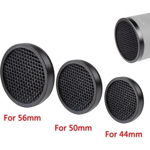 Scope Accessories Mesh 44MM 50MM 56MM Hunting Equipment Optical Aim Sight Rifle Scope Sunshade Caps Killflash