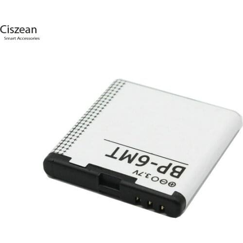 Ciszean 5pcs/lot BP-6MT / BP 6MT / BP6MT Replacement Battery For Nokia 6720 5610 6110 6720C E51 N78 N82 N81 1050mAh