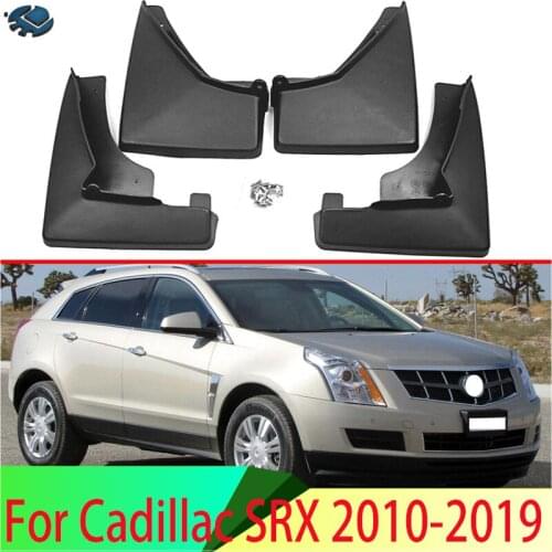 For Cadillac SRX 2010-2019 4PCS Mud Flaps Splash Guards Fender Mudguard Kit Mud Flap Splash Guards Mudguard Car styling